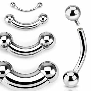 INT SS BANANA CURVE 1/2&quot;