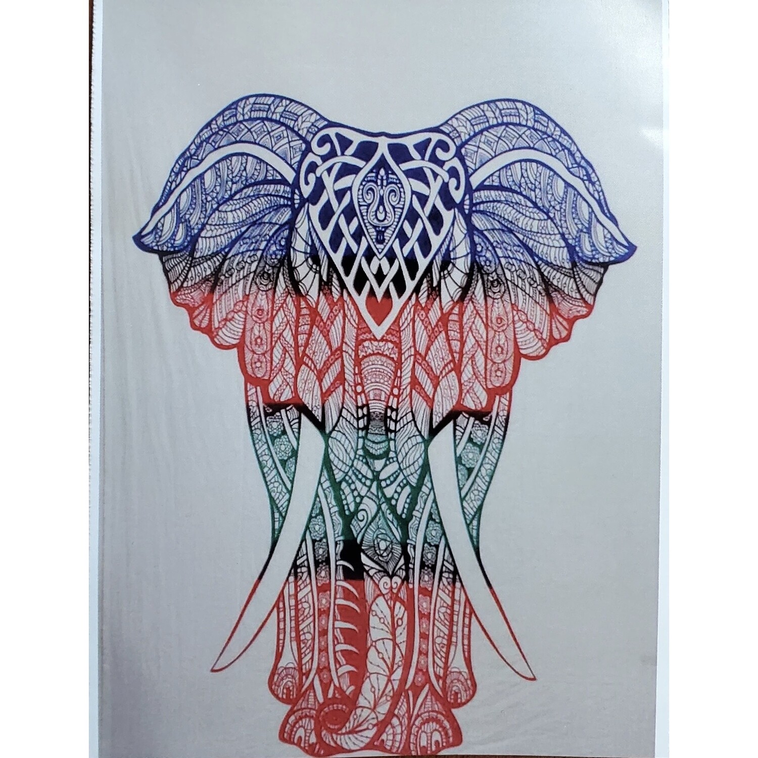 RAINBOW ELEPHANT TAPESTRY