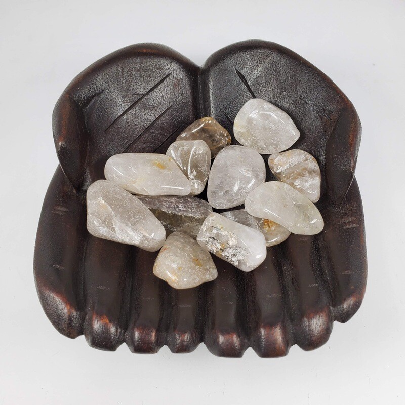 RUTILE QUARTZ TUMBLED STONE