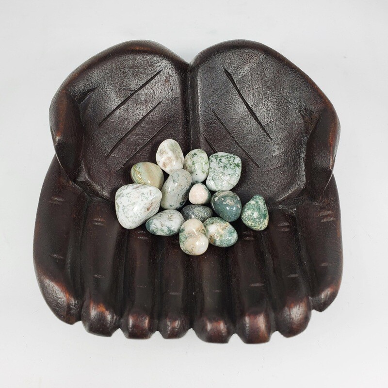 TREE AGATE TUMBLED STONE