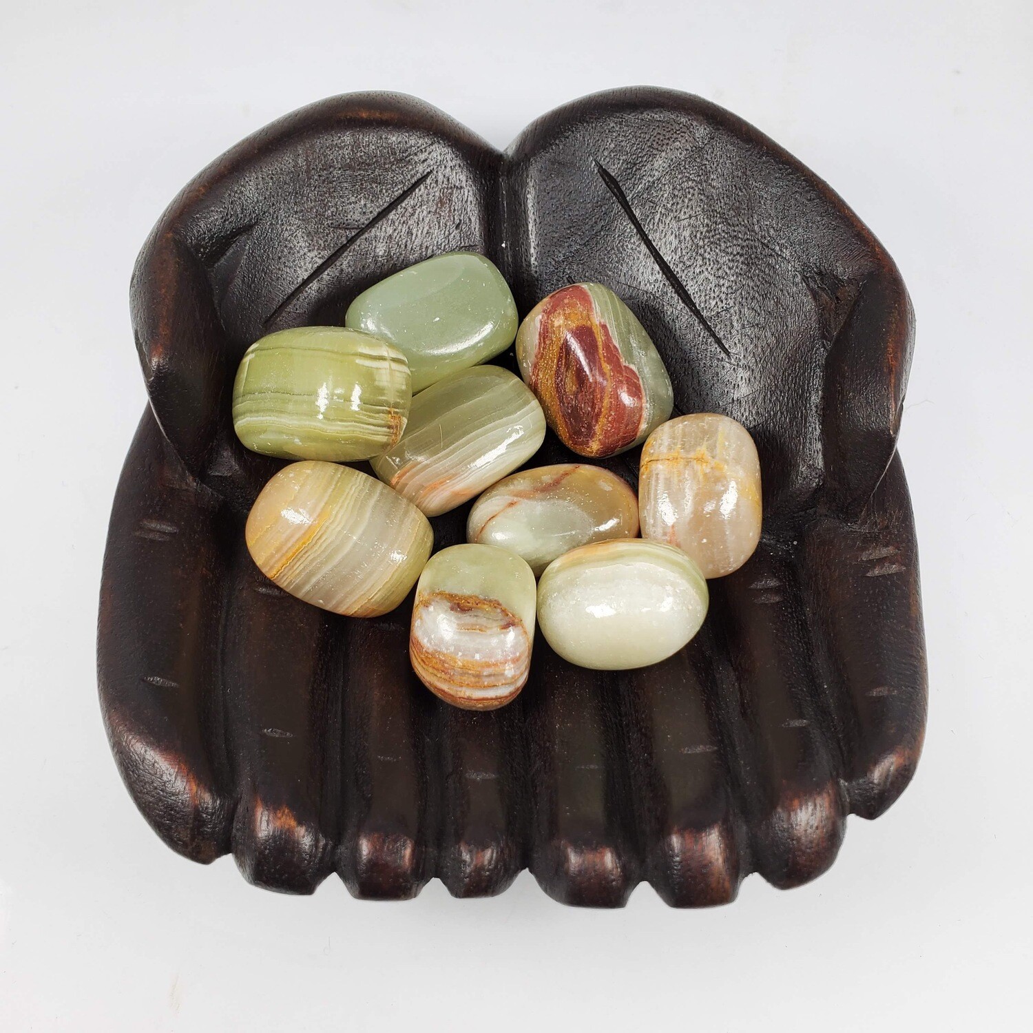 GREEN ONYX TUMBLED STONE