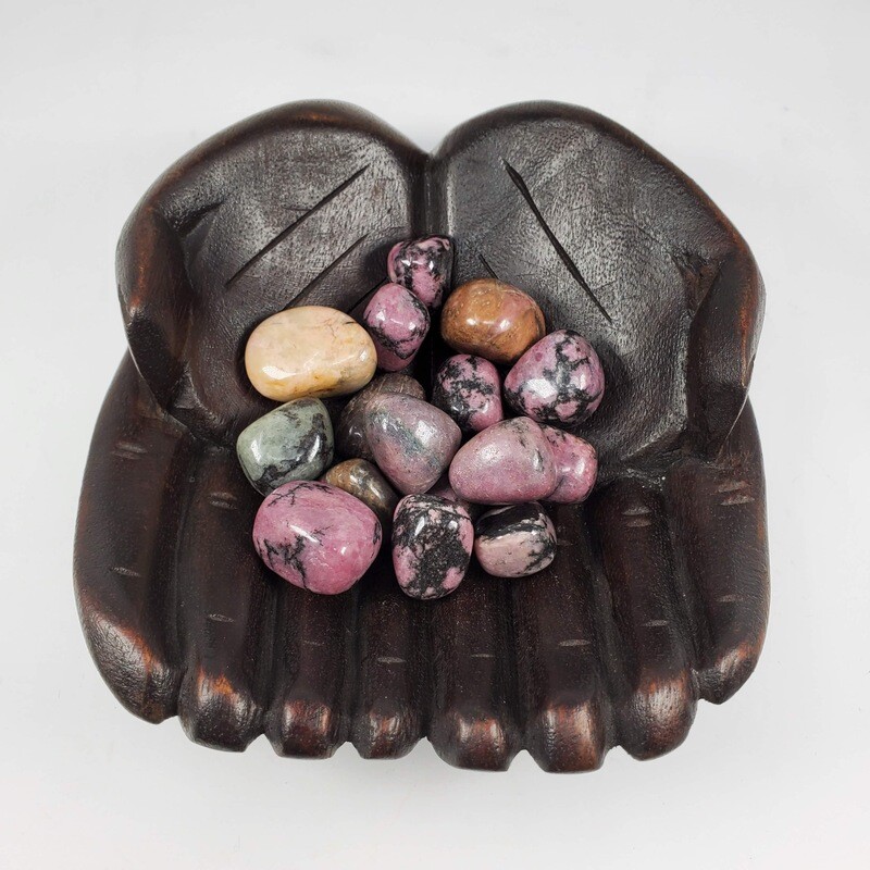 RHODONITE TUMBLED STONE