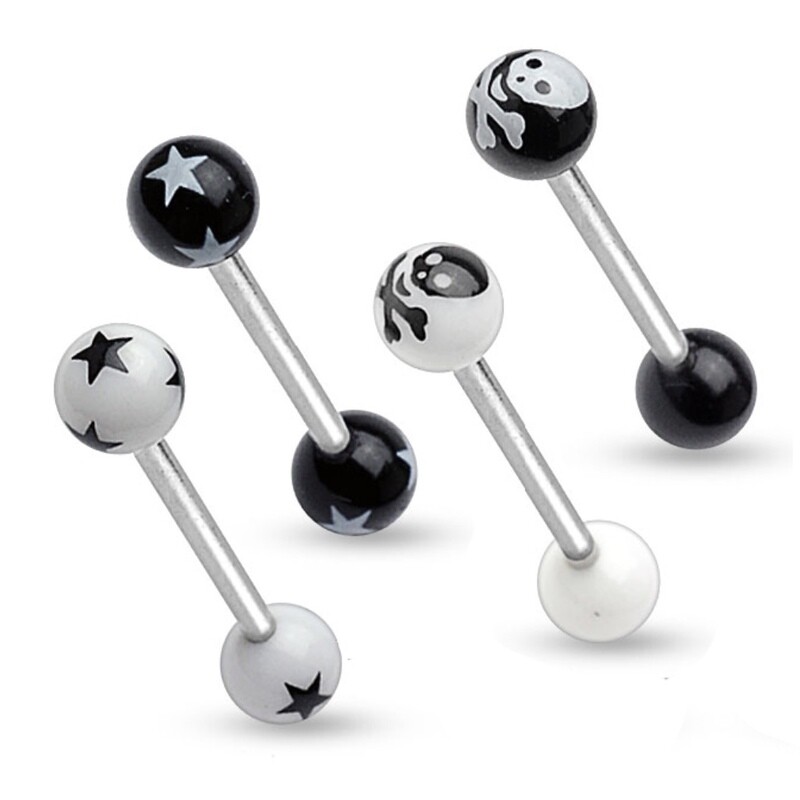 3PK CROSSBONES/SKULL TONGUE 14G 5/8"