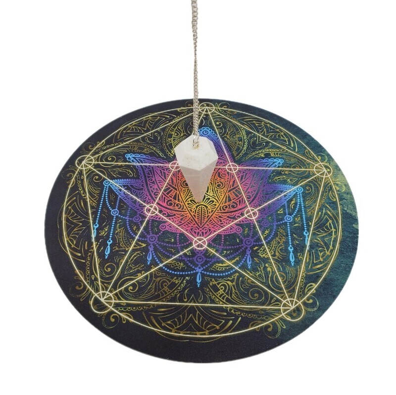 PENTAGRAM LOTUS METATRON PENDULUM BOARD