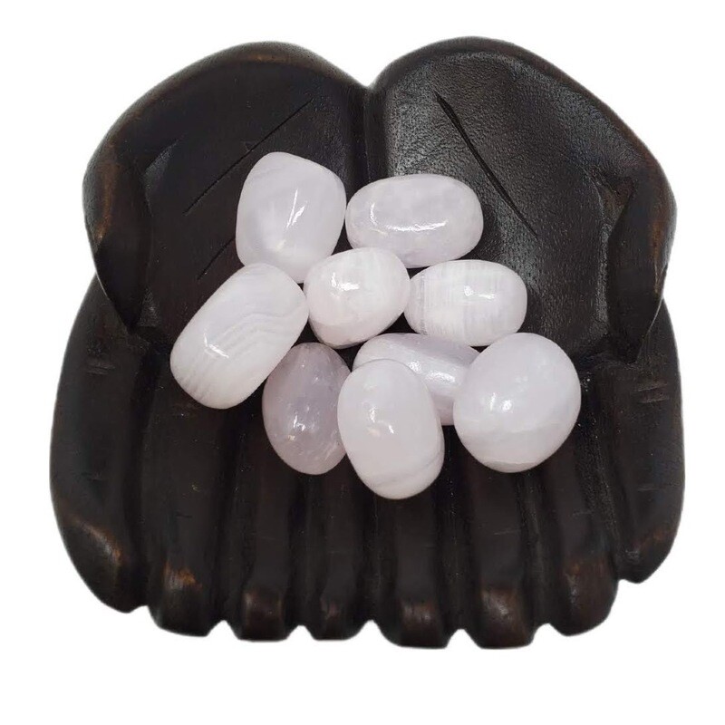 PINK CALCITE TUMBLED STONE
