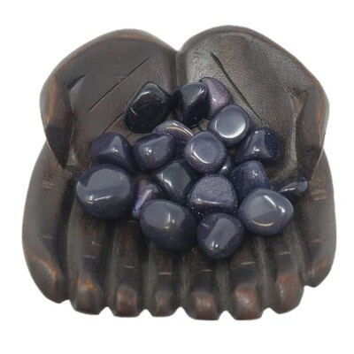 BLUE GOLDSTONE TUMBLED STONE