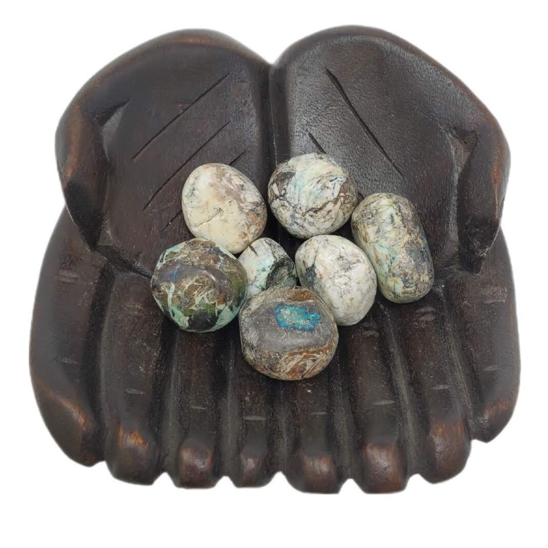 AZURITE/MALACHITE TUMBLED STONE
