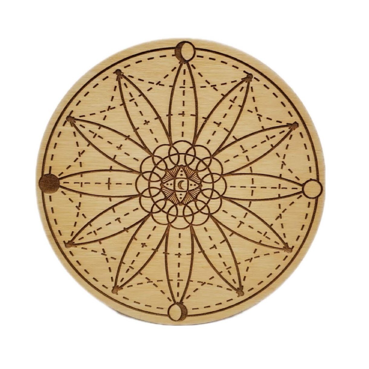 ENGRAVED SACRED GEOMETRY PLATE 4