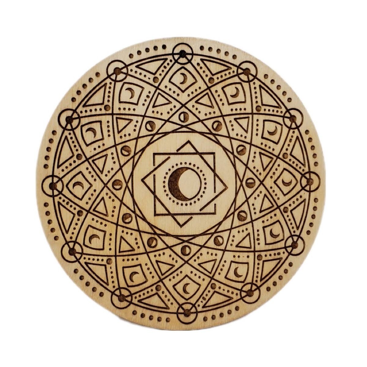 ENGRAVED SACRED GEOMETRY PLATE 12