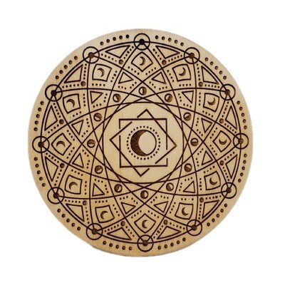 ENGRAVED SACRED GEOMETRY PLATE 12