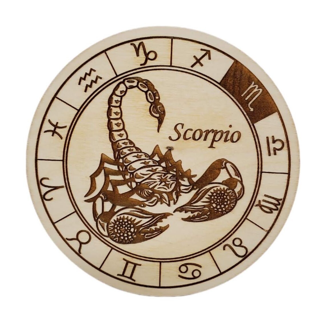 ENGRAVED SCORPIO PLATE