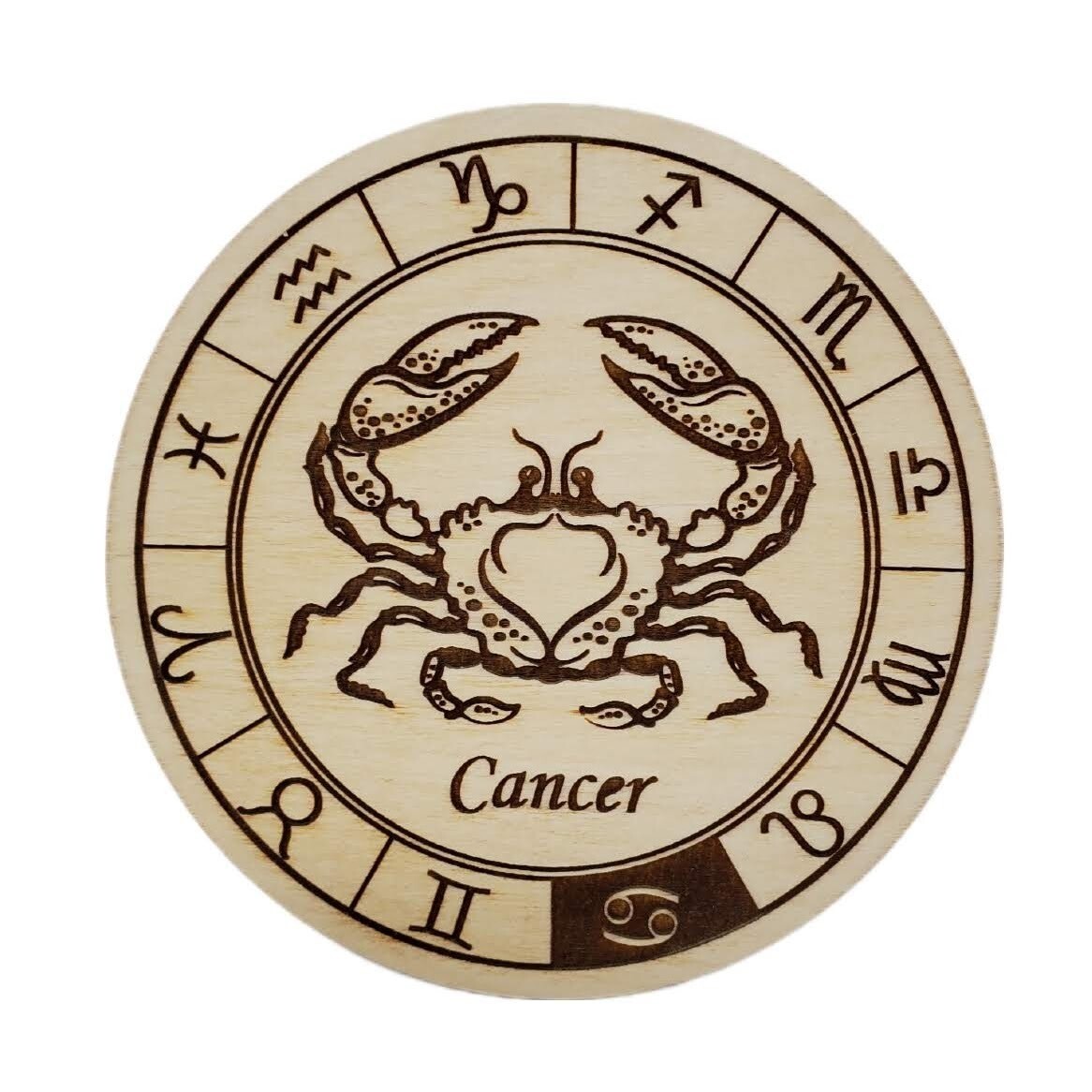 ENGRAVED CANCER PLATE