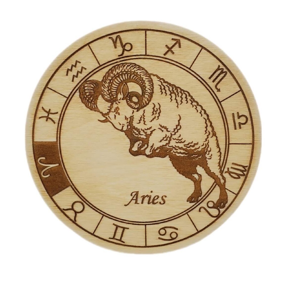 ENGRAVED ARIES PLATE