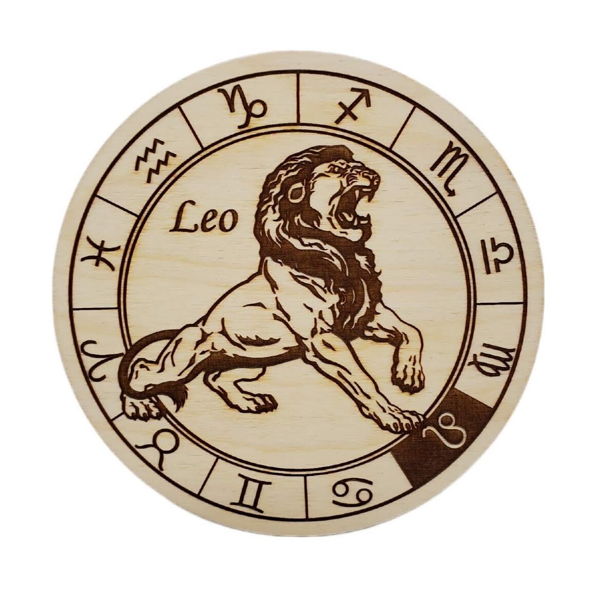 ENGRAVED LEO PLATE