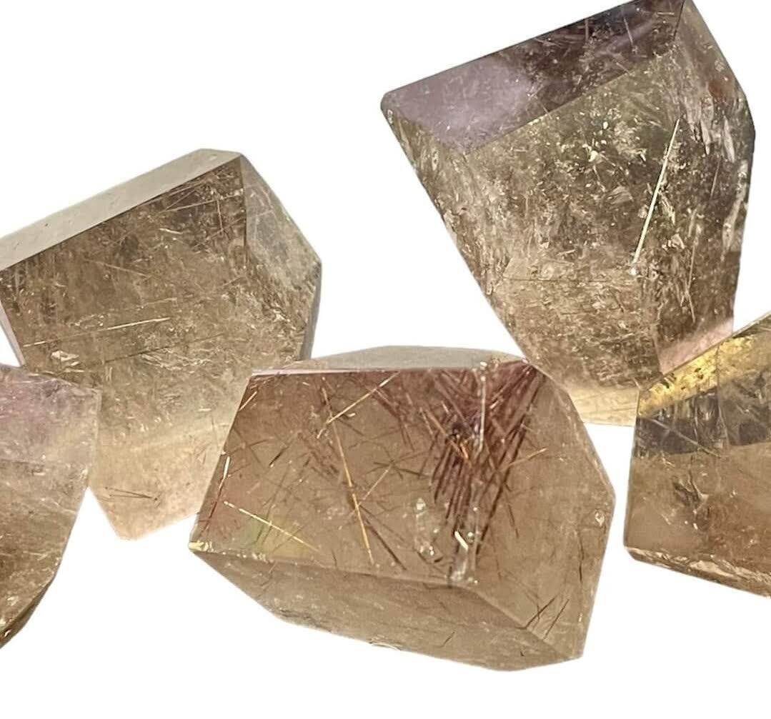COPPER RUTILATED QUARTZ POLISHED FORM