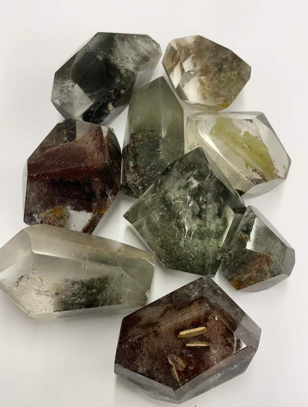 GARDEN QUARTZ LODALITE POLISHED FORM