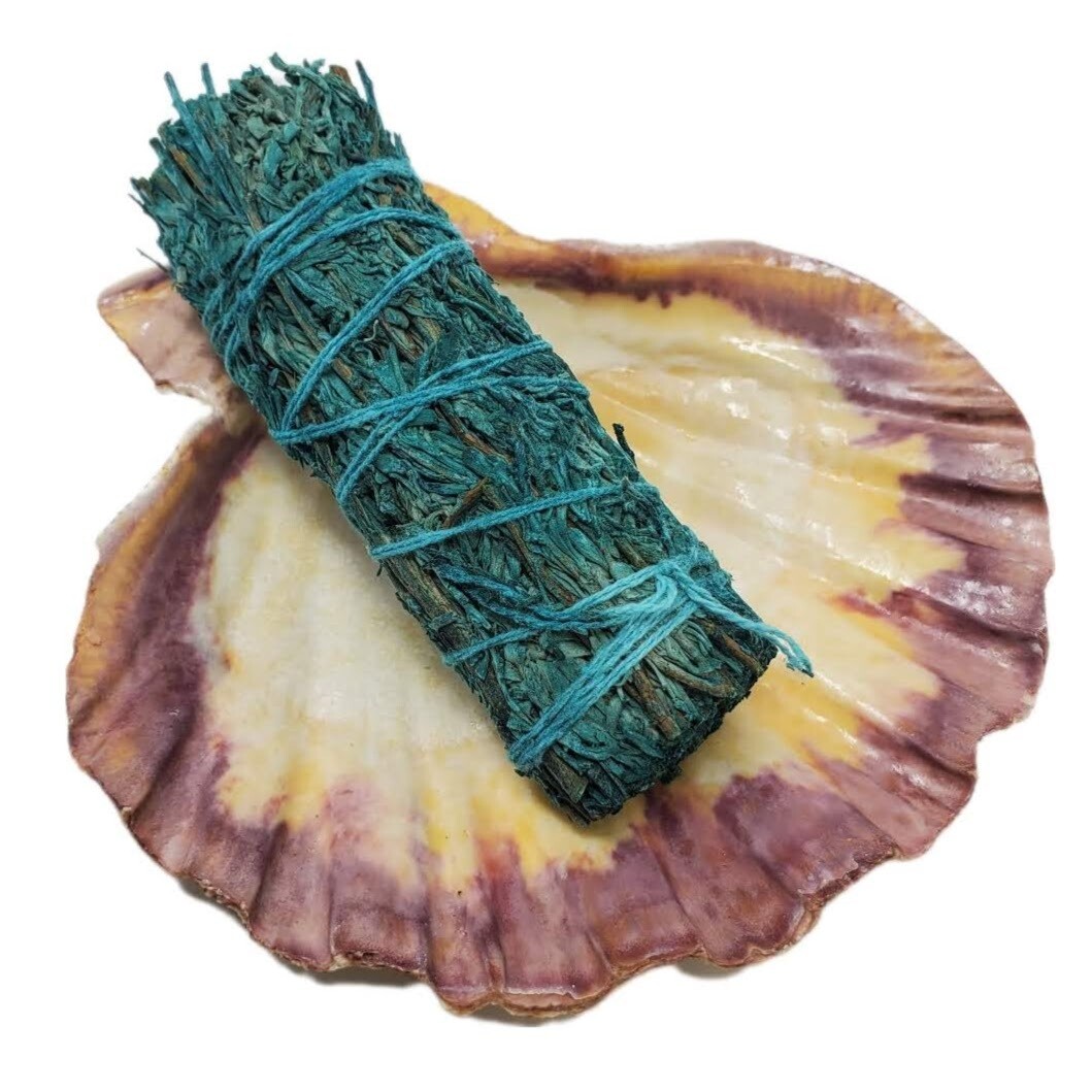 4&quot; NAG CHAMPA &amp; BLUE SAGE SMUDGE