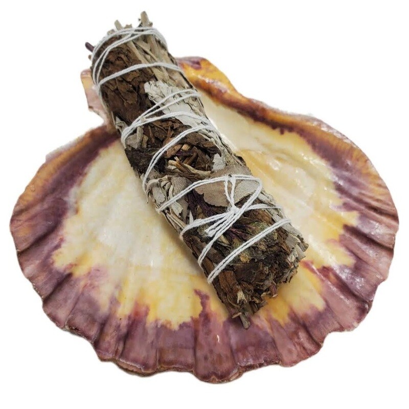 3-4" WHITE SAGE &amp; PEPPERMINT SMUDGE