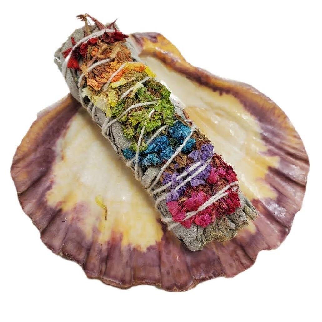 RAINBOW PAPERFLOWER SAGE SMUDGE