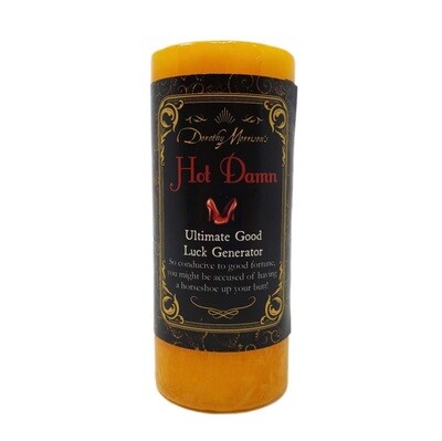HOT DAMN PILLAR CANDLE