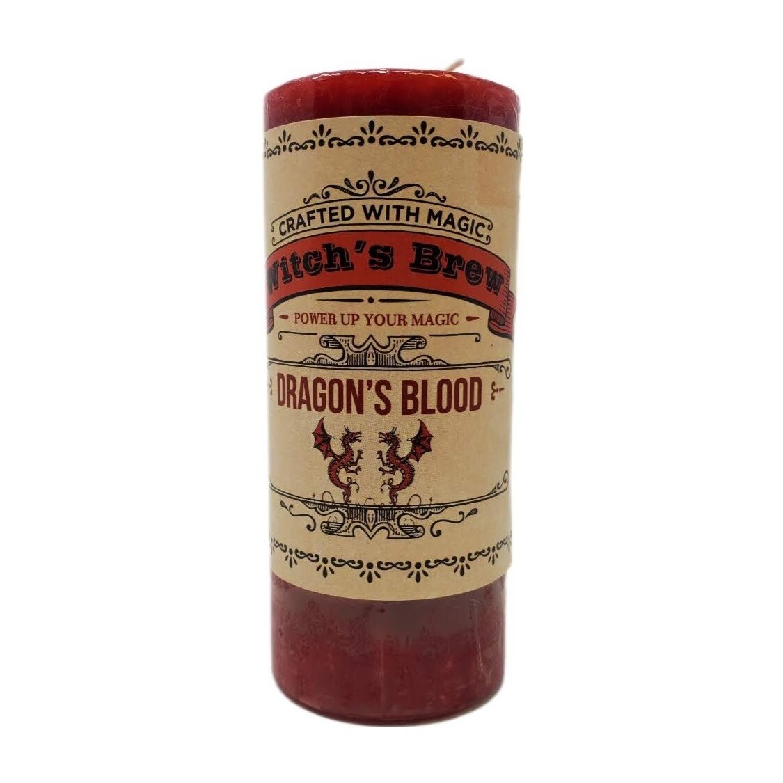 DRAGON&#39;S BLOOD PILLAR CANDLE