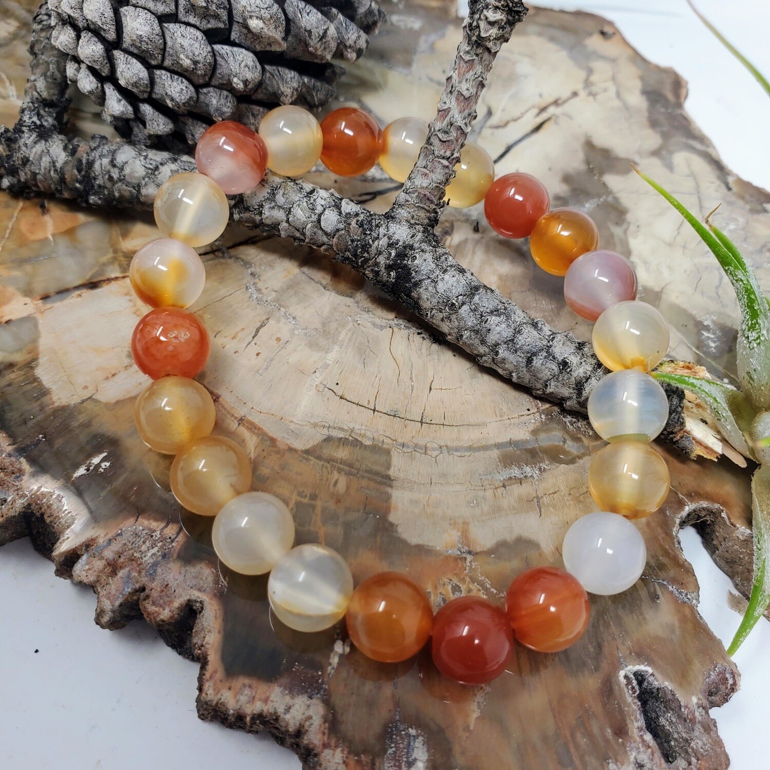 CARNELIAN 8MM BRACELET