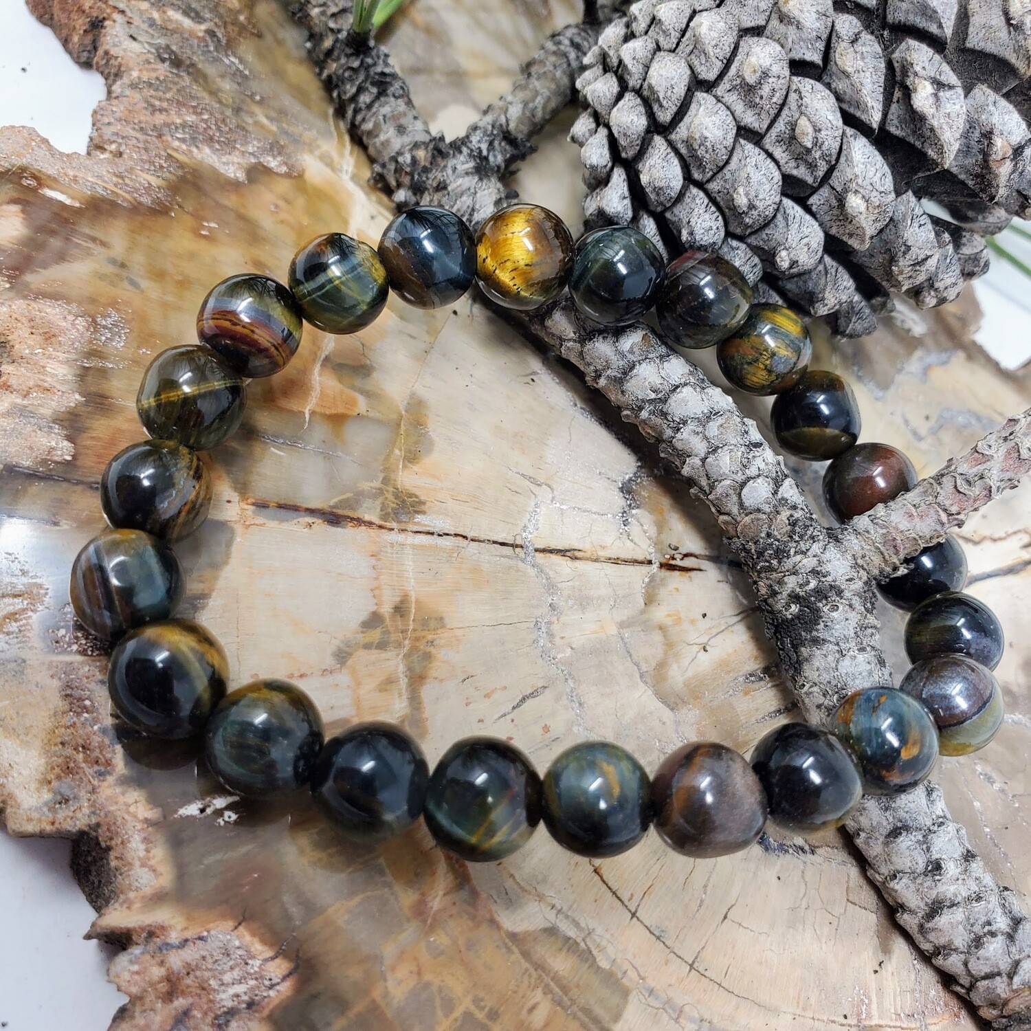 TIGER EYE 8MM BRACELET