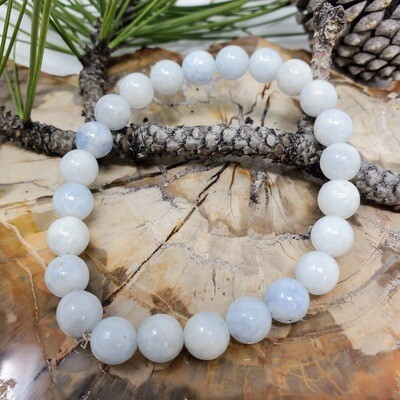 CELESTITE 8MM BRACELET