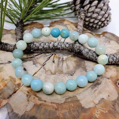 AMAZONITE 8MM BRACELET