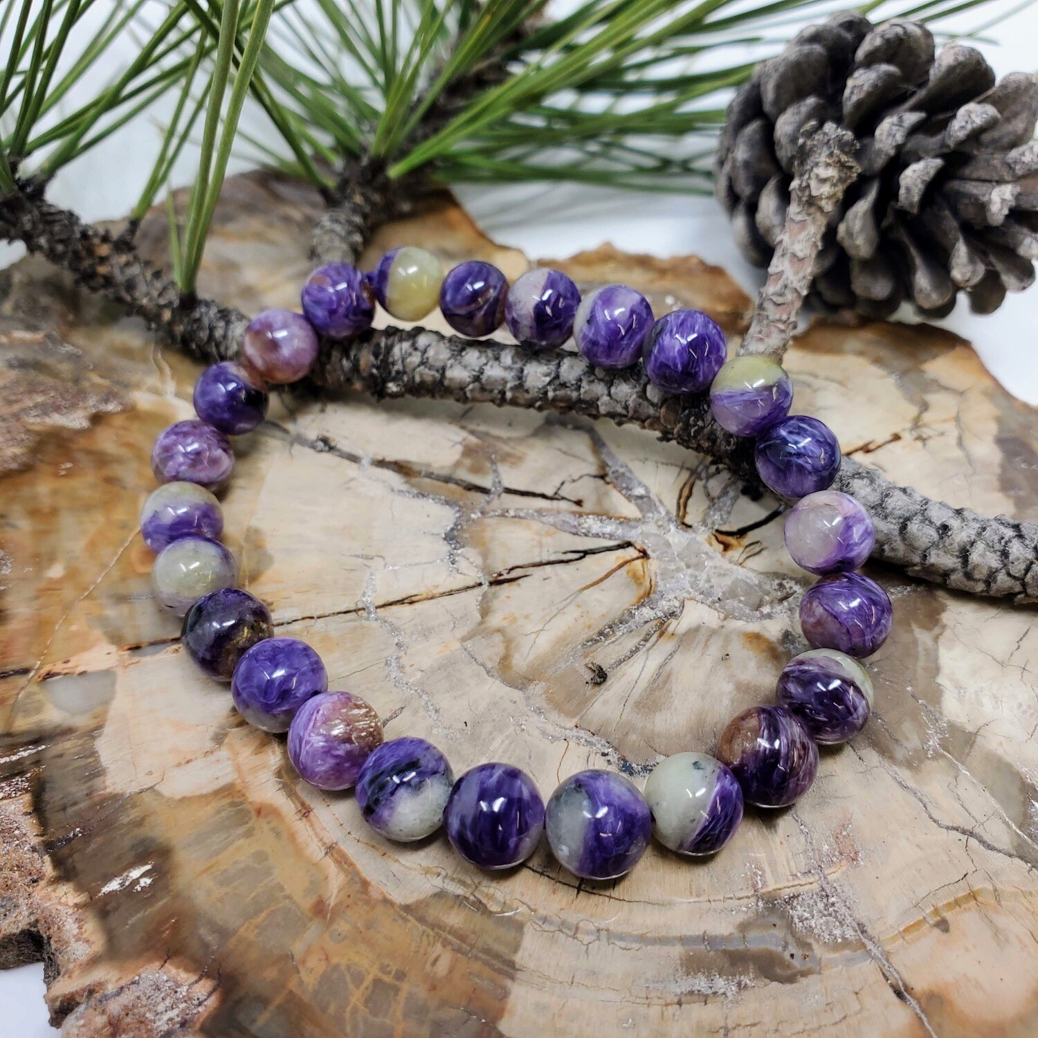 CHAROITE 8MM BRACELET