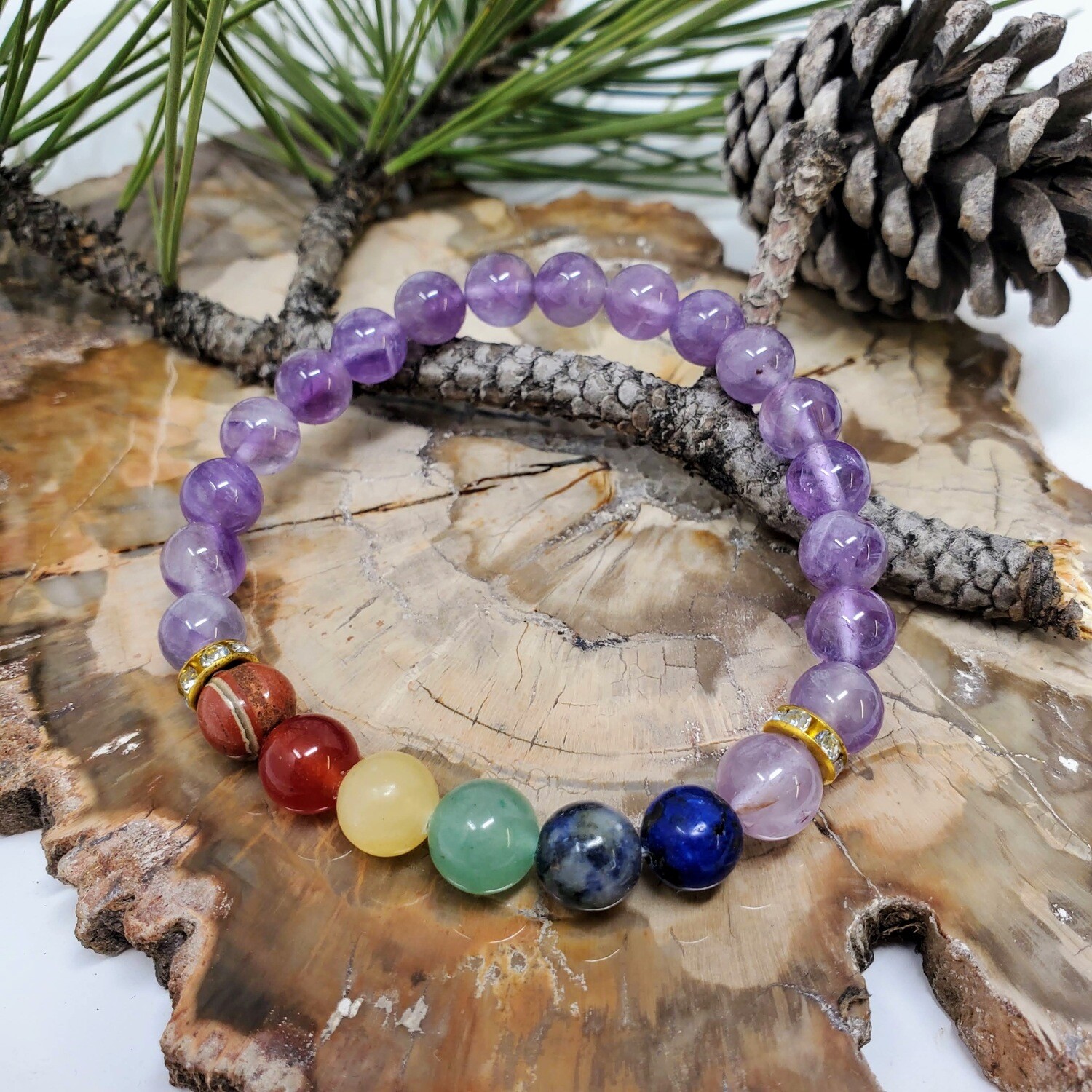 AMETHYST CHAKRA BRACELET