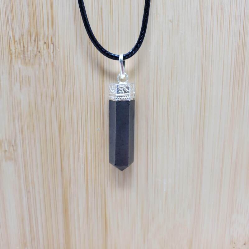 PYRITE PENCIL NECKLACE