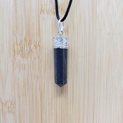 HEMATITE PENCIL NECKLACE