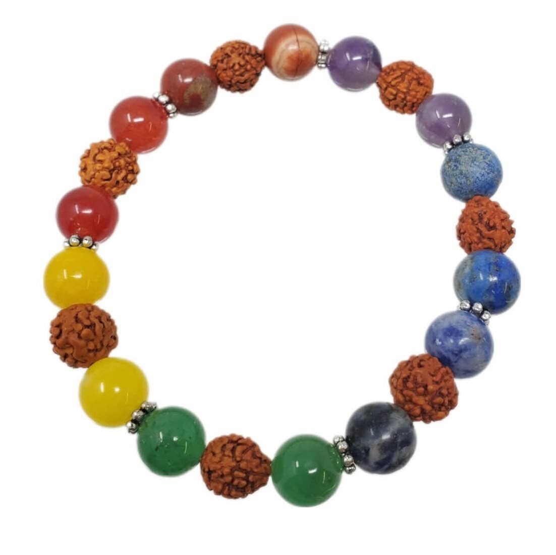 RUDRAKSHA CHAKRA 8MM BRACELET