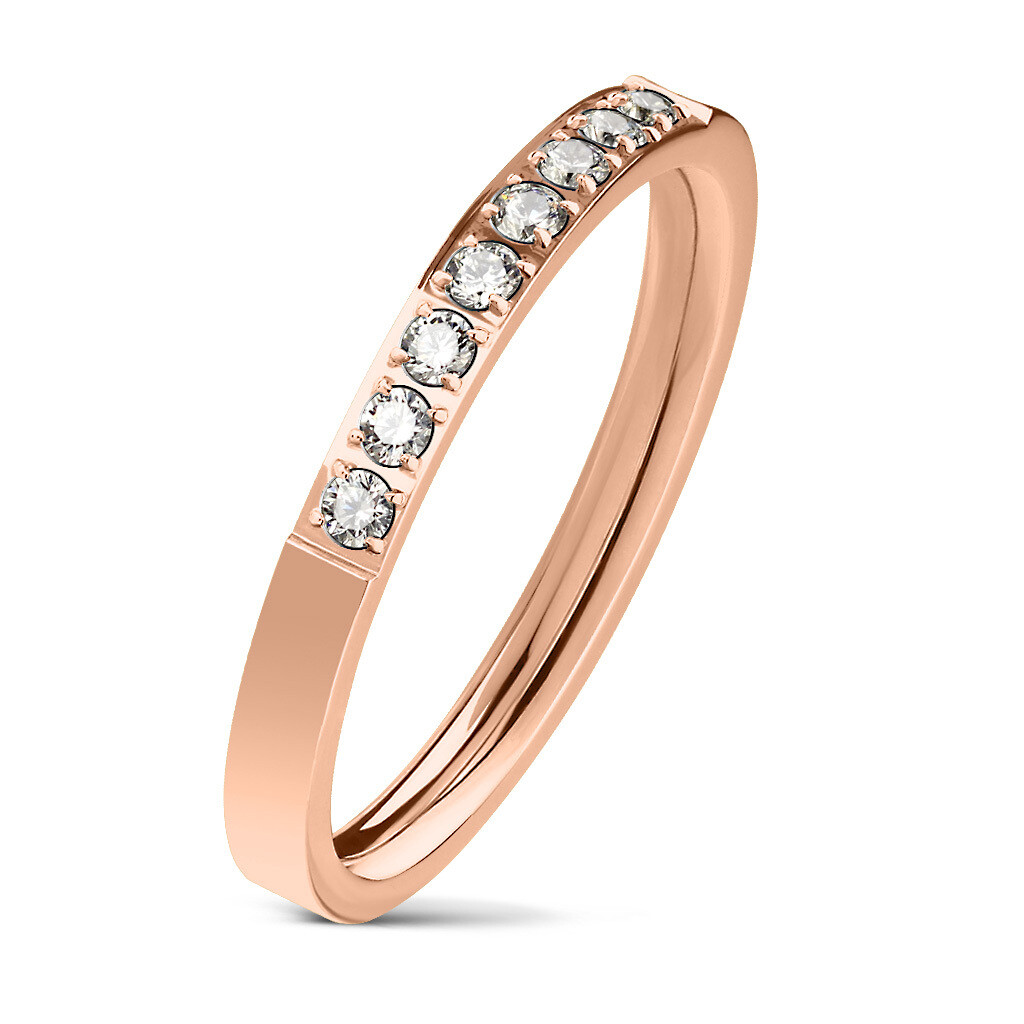 316L 8CZ CNC SET RGOLD RING
