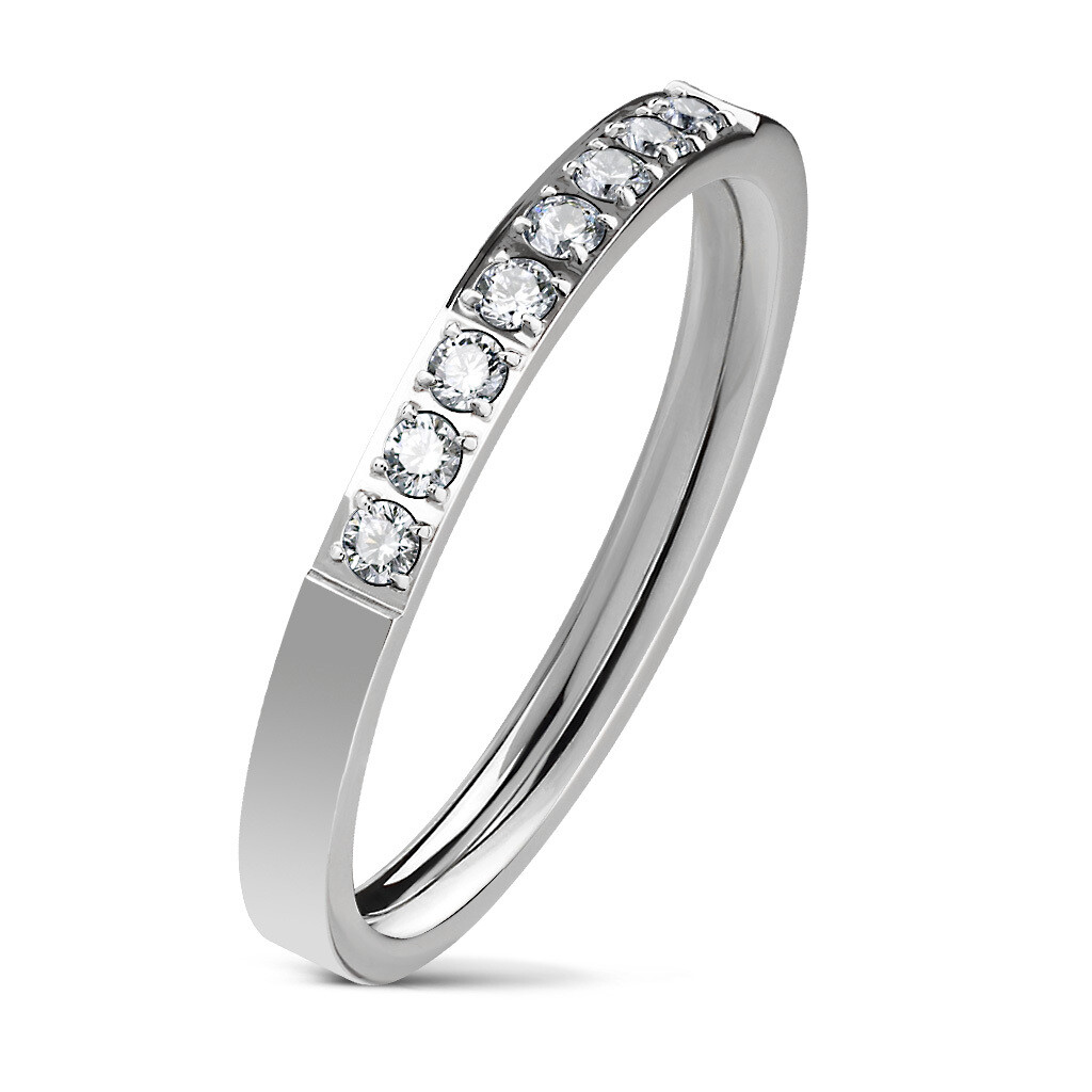 316L 8CZ CNC SET SILVER RING