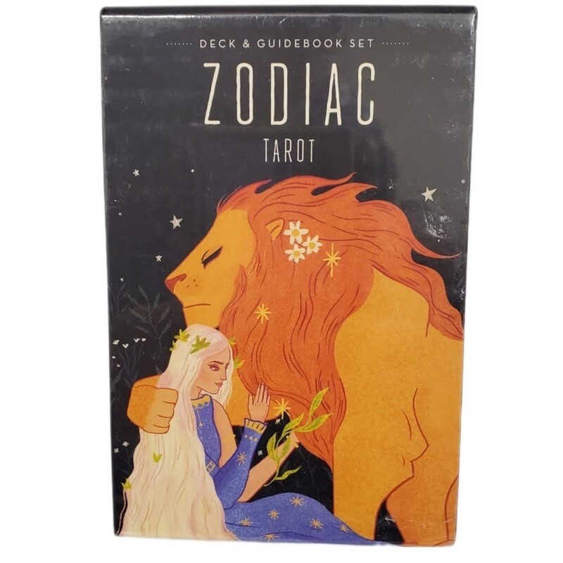 Zodiac Tarot deck and guidebook by Cecilia Lattari and Ana Chávez available at Arkady’s Metaphysical Gifts in Amarillo Texas