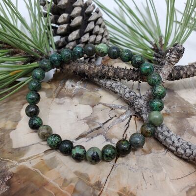 AFRICAN TURQUOISE 6MM BRACELET