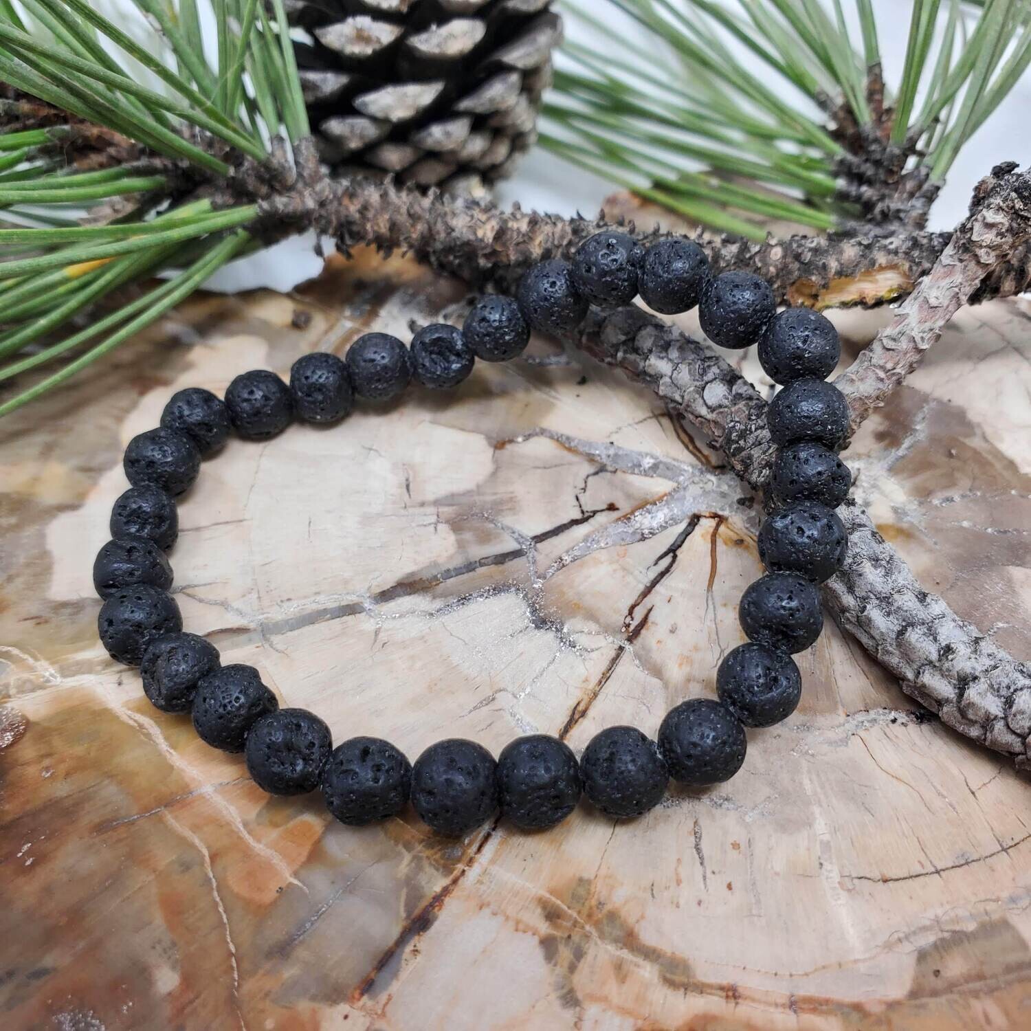 LAVA STONE 6MM BRACELET