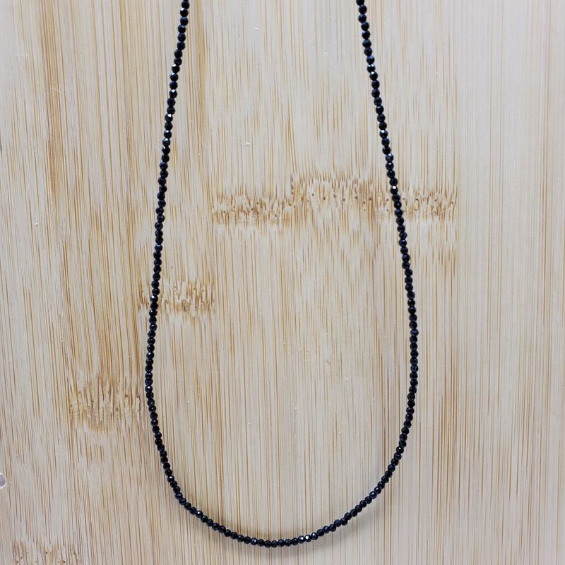 TOURMALINE 2MM FACETED NECKLACE