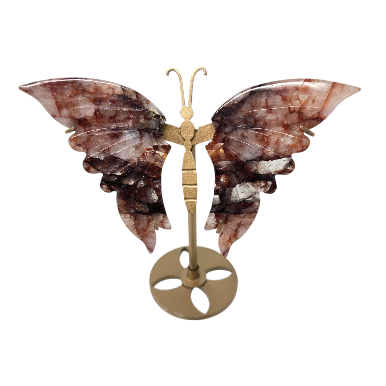 FIRE QUARTZ WINGS BUTTERFLY STAND