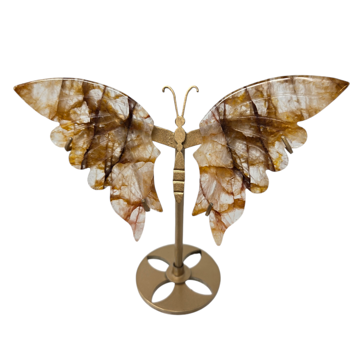 GOLDEN HEALER WINGS BUTTERFLY STAND