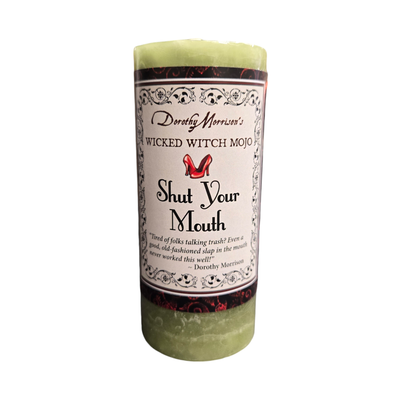 SHUT YOUR MOUTH PILLAR CANDLE