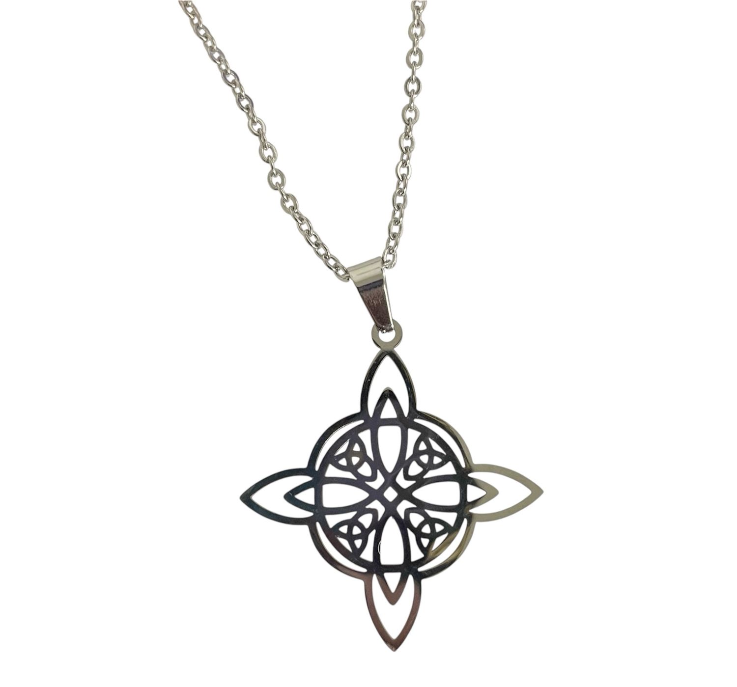 316L WITCHES&#39; KNOT NECKLACE