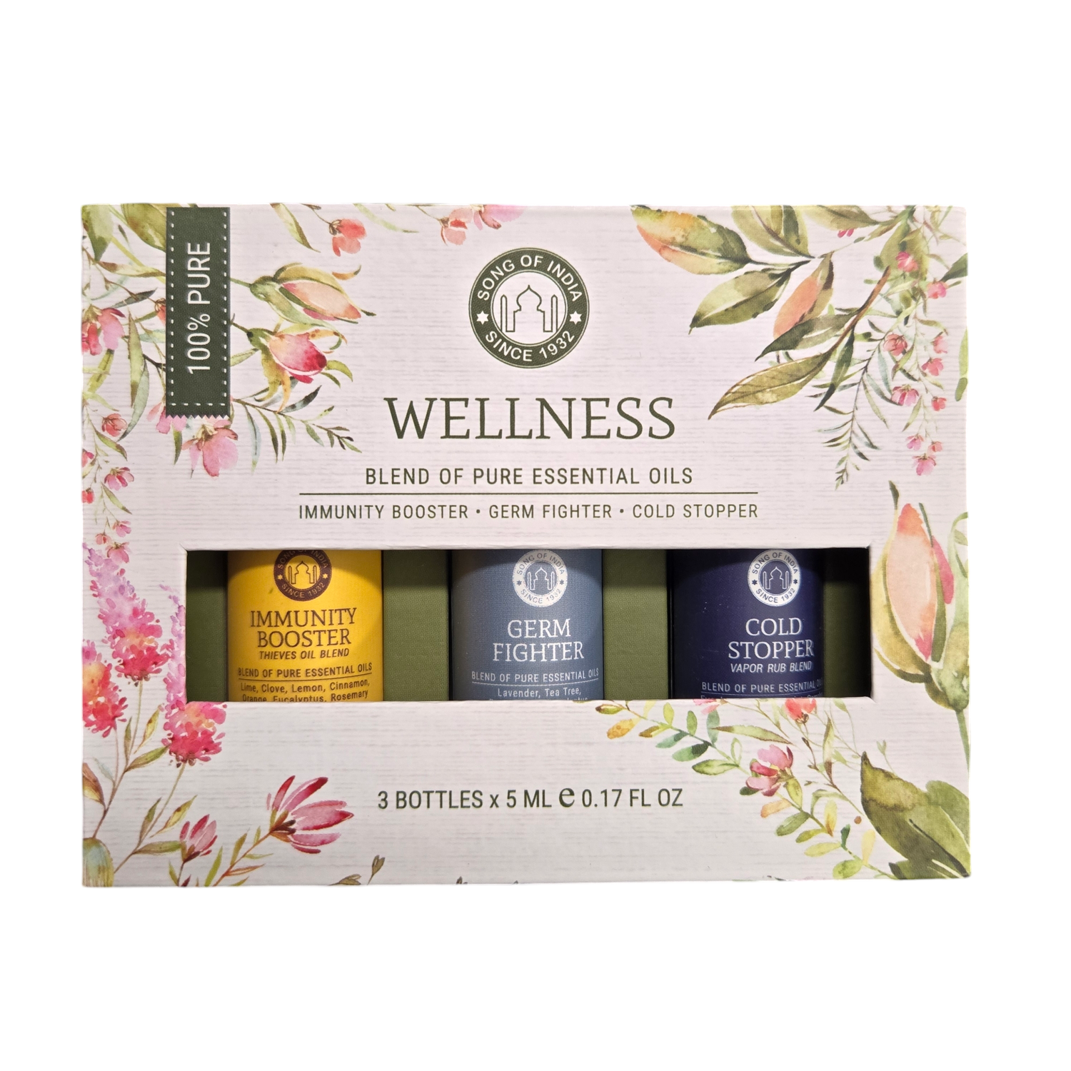 WELLNESS ESSENTIAL OILS TRIO