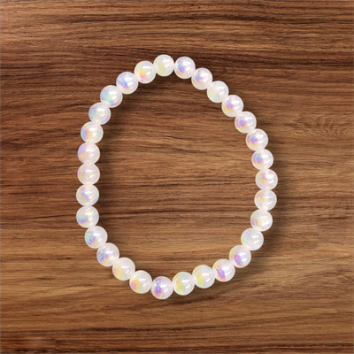 ANGEL AURA SELENITE 6MM BRACELET