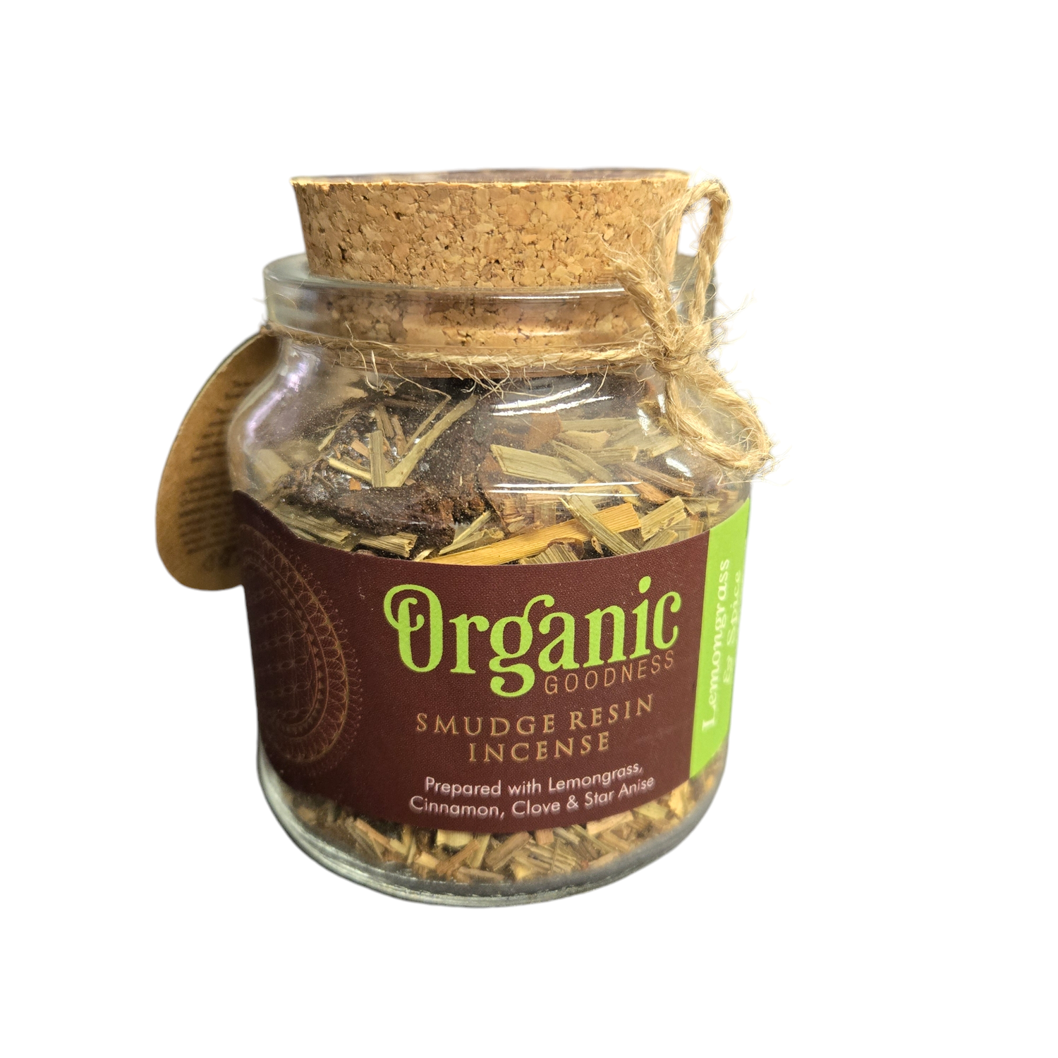 LEMONGRASS &amp; SPICE ORGANIC SMUDGE RESIN INCENSE