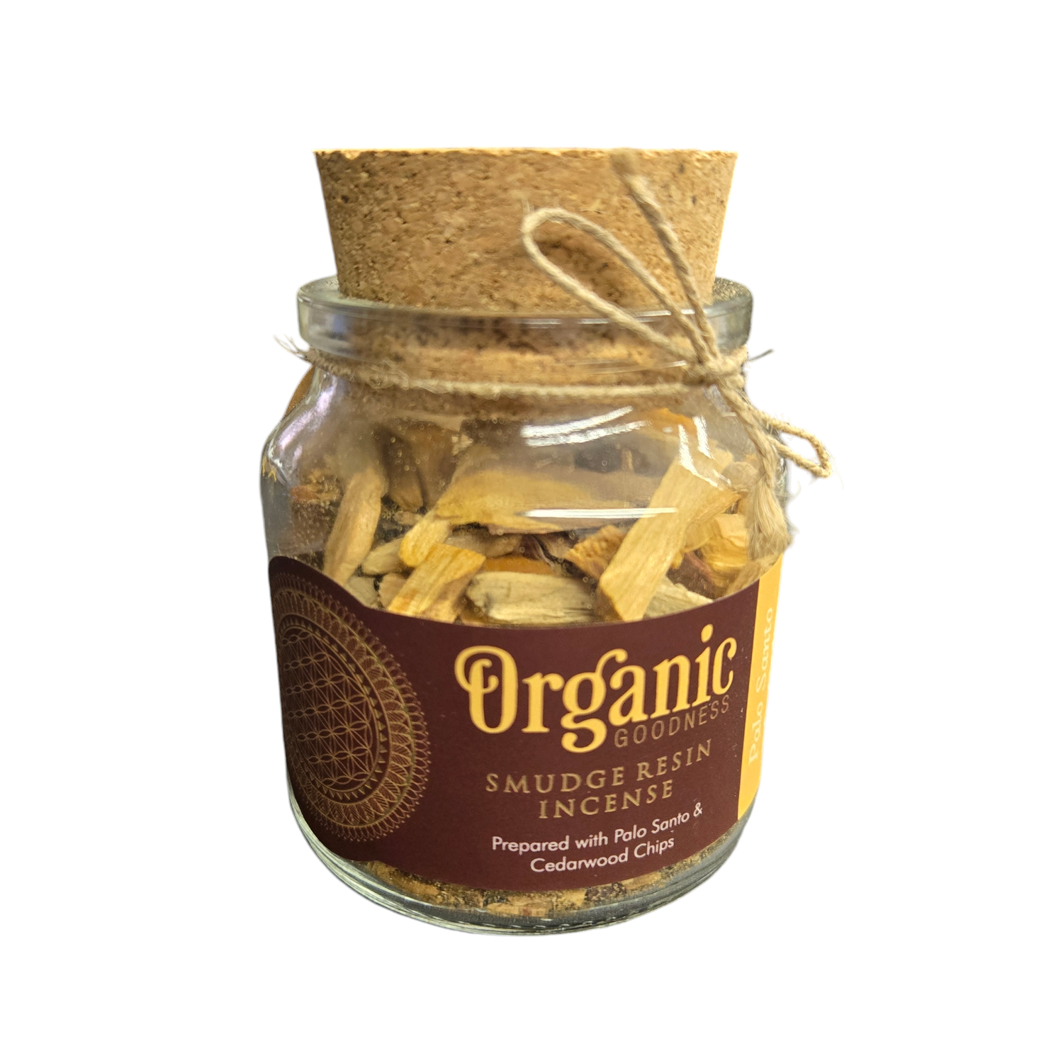 PALO SANTO &amp; CEDAR ORGANIC SMUDGE RESIN INCENSE