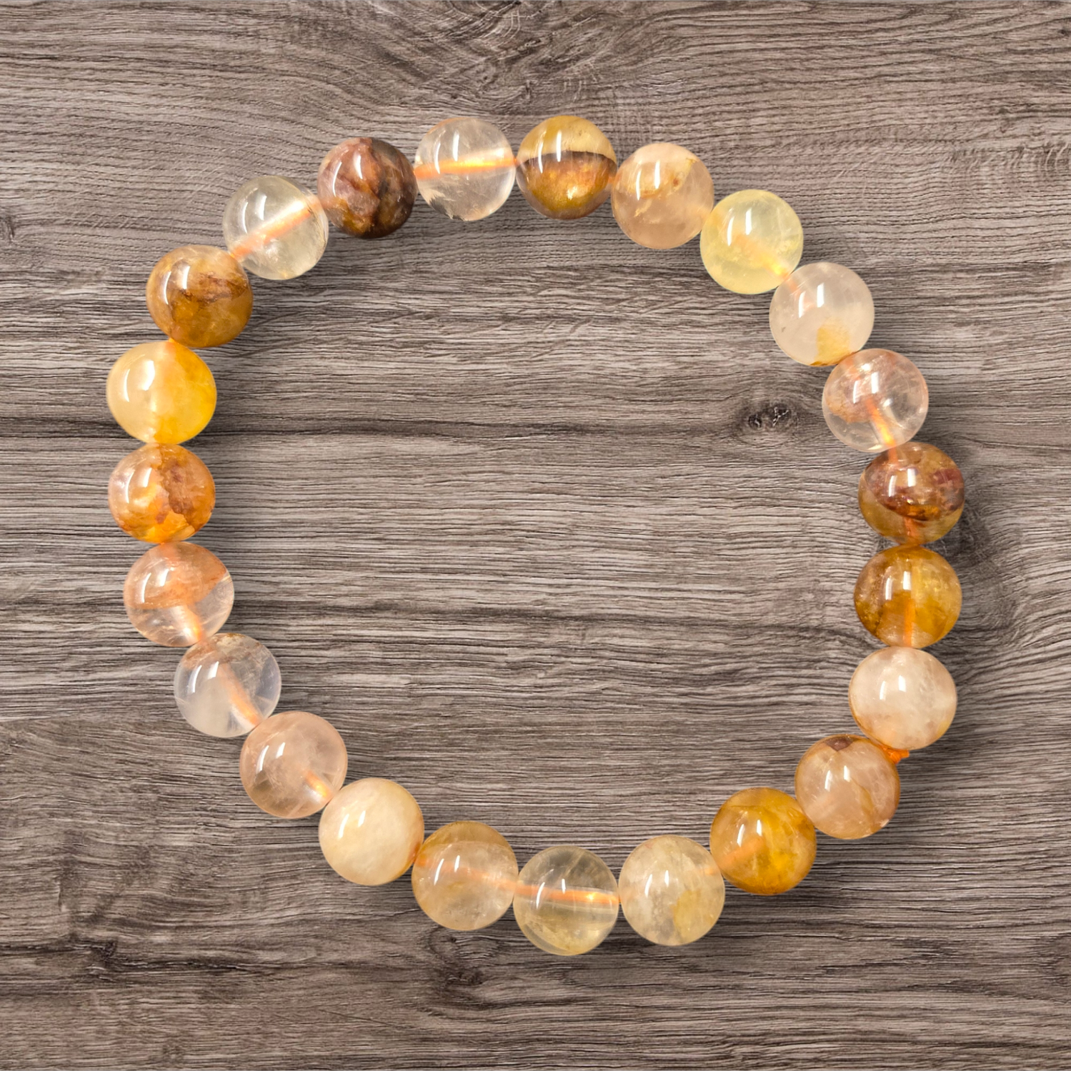 GOLDEN HEALER 8MM BRACELET