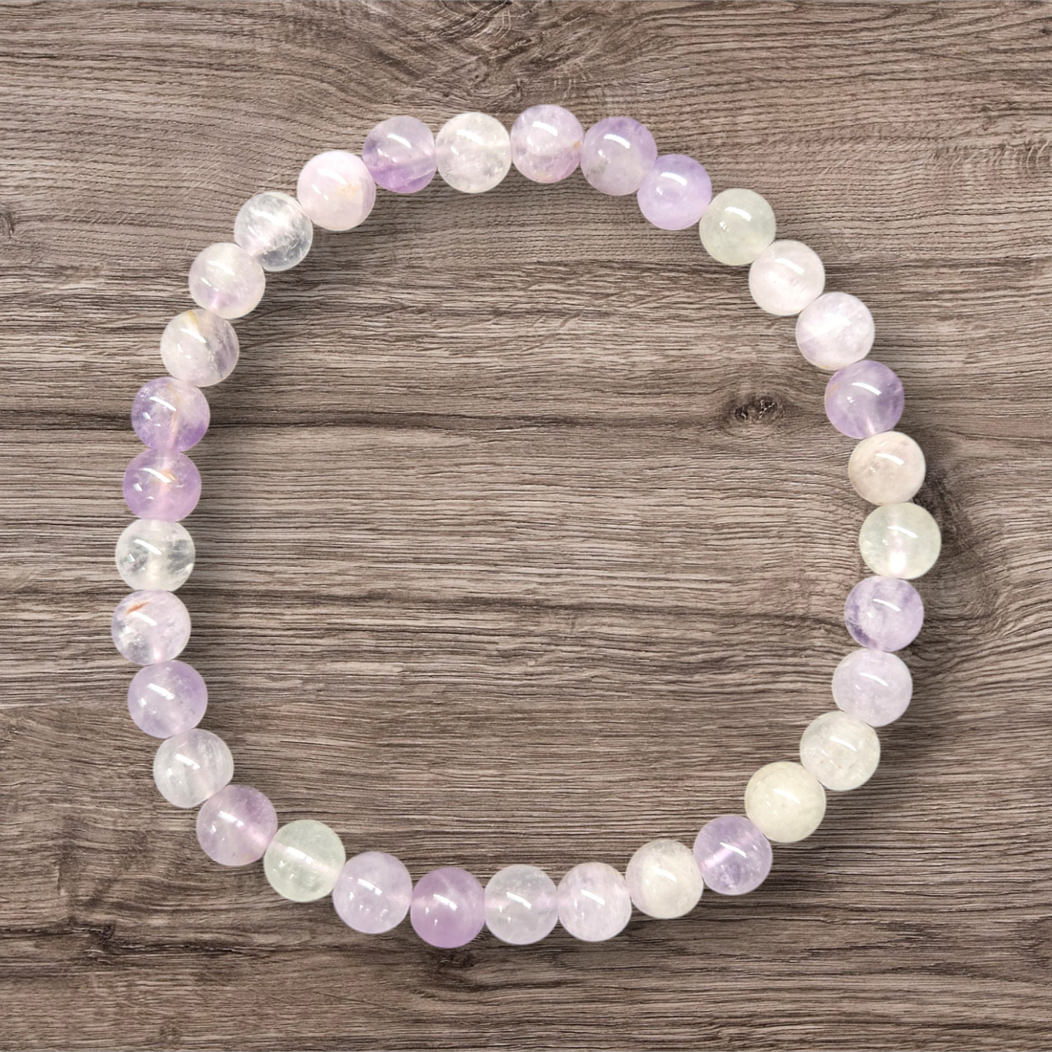 AMETHYST 6MM BRACELET